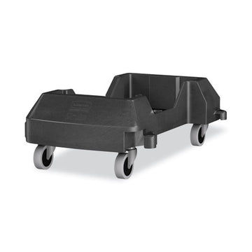 Rubbermaid® Commercial Slim Jim Resin Trainable Dolly, 120 Lb Capacity, 23.86 X 14.71 X 8.36, Plastic, Black freeshipping - TVN Wholesale